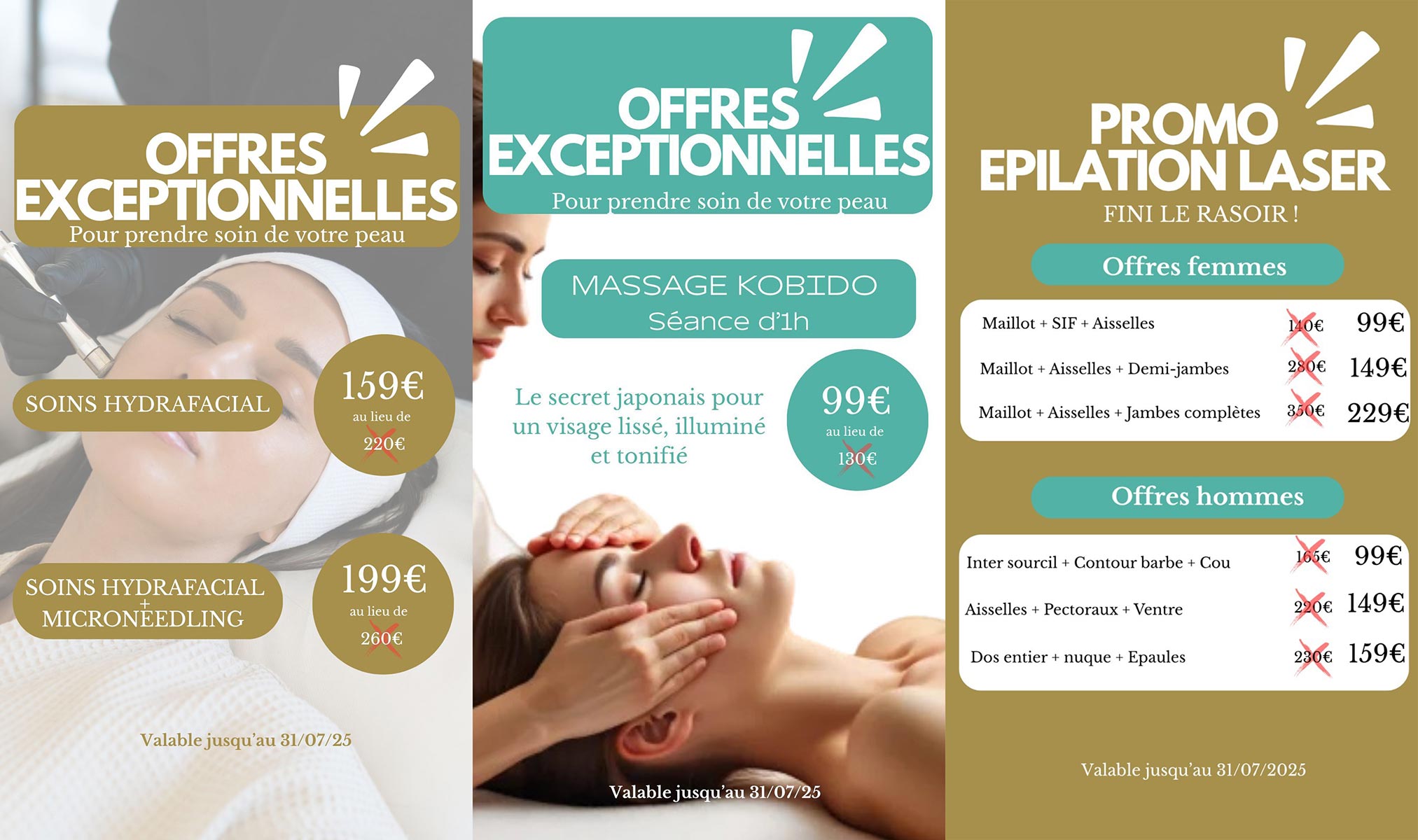 Promotions juillet 2025 | Centre de Laser l’Étoile La Ciotat